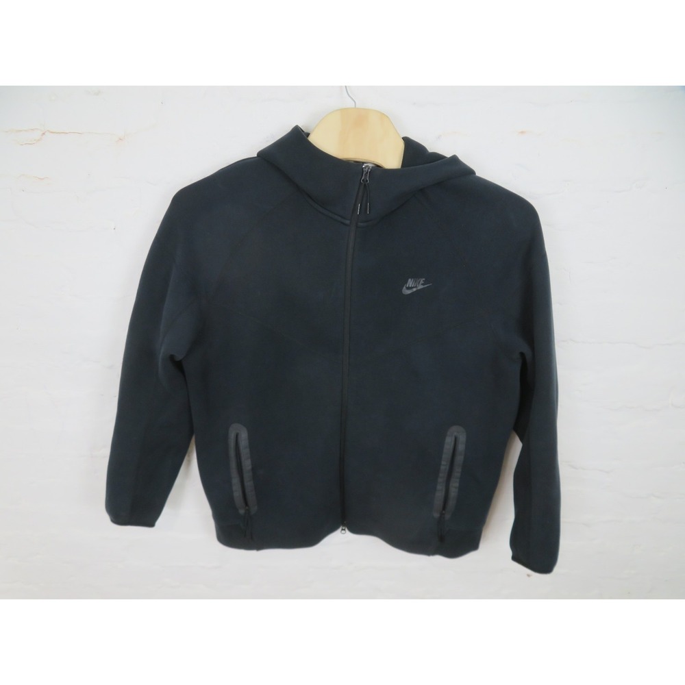 Nike Tech Fleece Hoodie Mens 2XL Black Full Zip Sweatshirt FB7921-010 Hooded